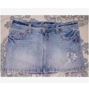 Woman's - Distressed Denim Skirt - American Eagle - Size 4